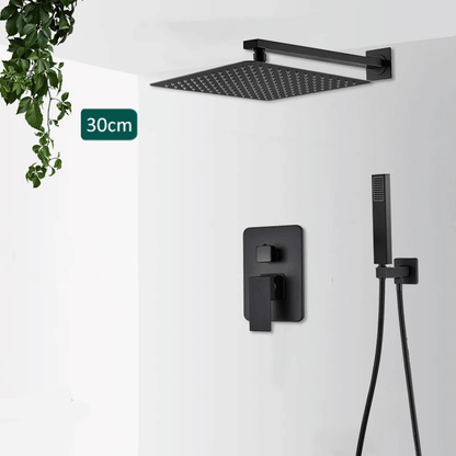 Colonne de douche noire style moderne