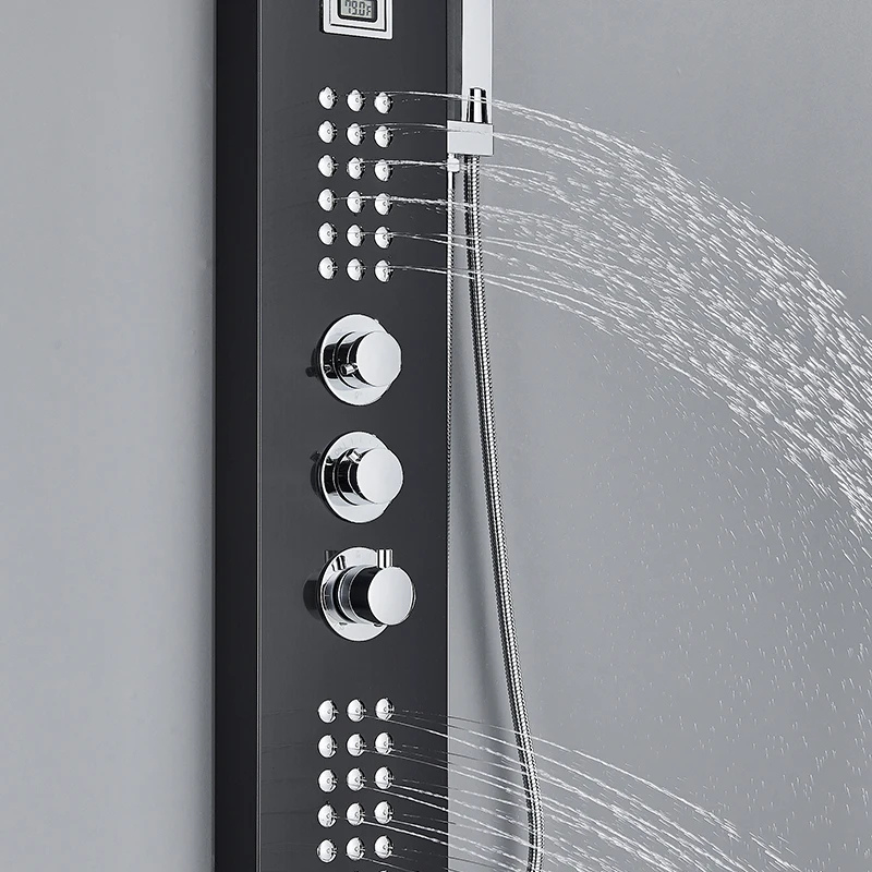 Colonne de douche hydromassante écran