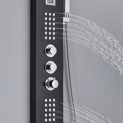Colonne de douche hydromassante écran