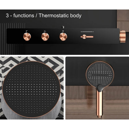 Colonne de douche thermostatique moderne