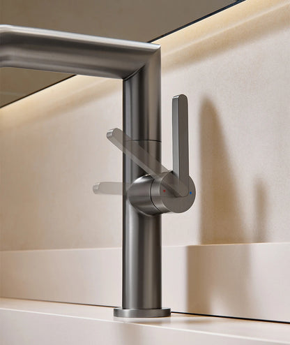 Mitigeur lavabo rotatif