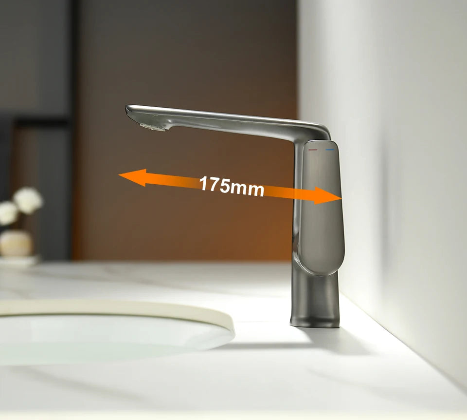 Mitigeur lavabo rectangle