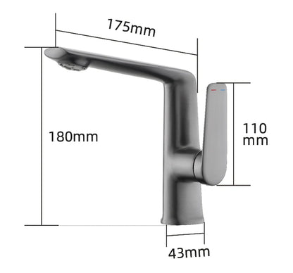 Mitigeur lavabo rectangle