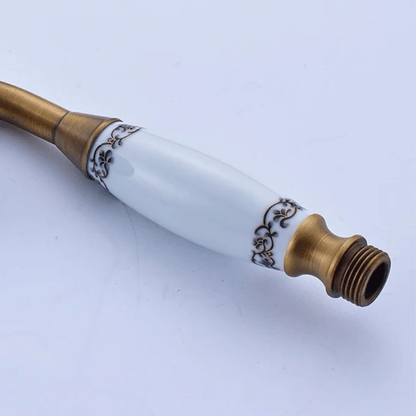 Pommeau de douche anti calcaire rétro