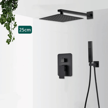 Colonne de douche noire style moderne