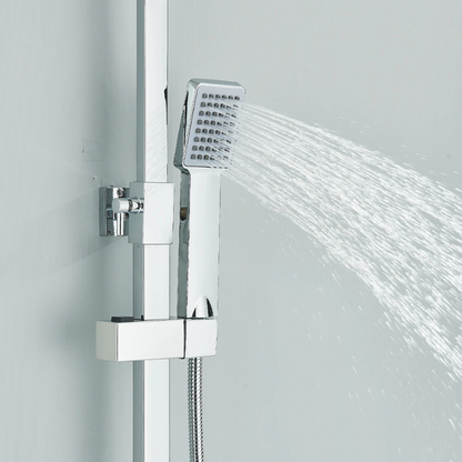 Colonne de douche thermostatique chrome