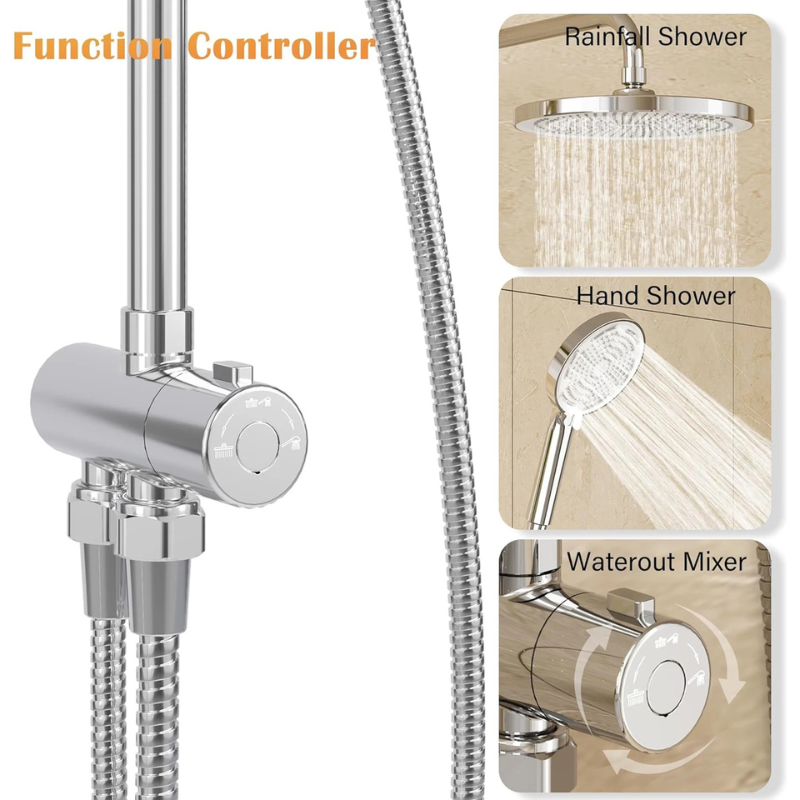 Colonne de douche design sans mitigeur