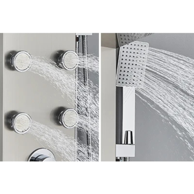 Colonne de douche hydromassante affichage numérique