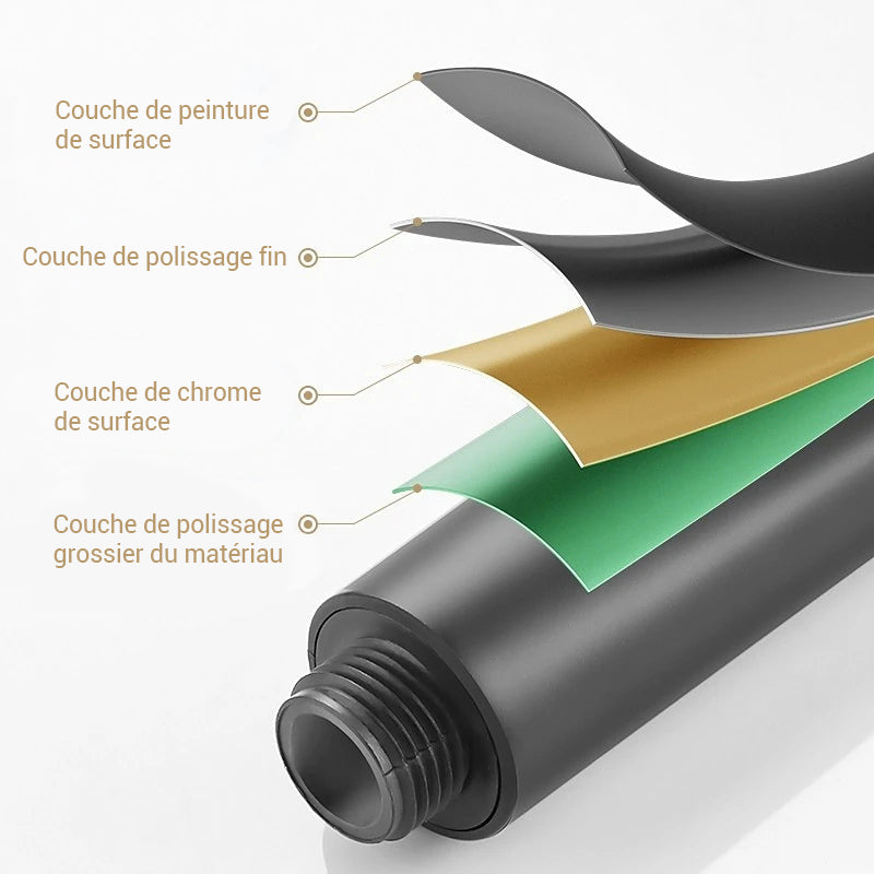 Pommeau de douche haute pression arrondi