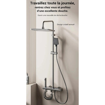 Colonne de douche pour baignoire avec écran