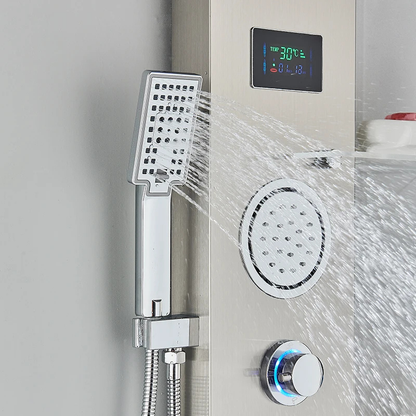 Colonne de douche hydromassante robinet cascade