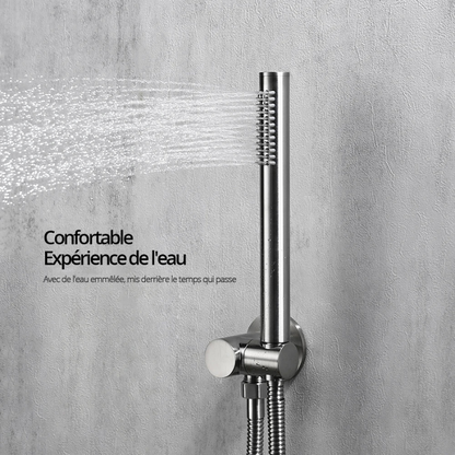 Colonne de douche encastrable double