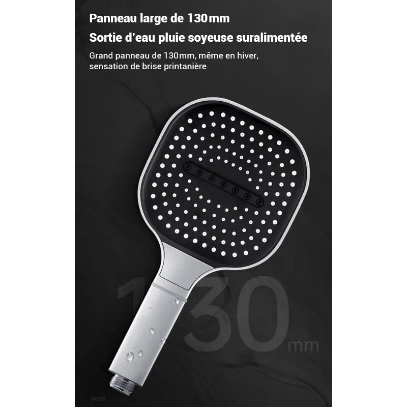 Pommeau de douche filtrant large