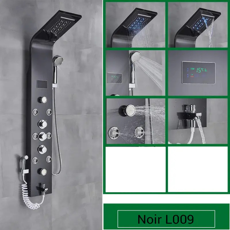 Colonne de douche hydromassante avec jets