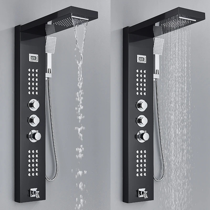 Colonne de douche hydromassante écran