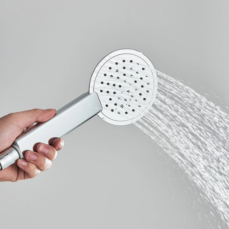 Colonne de douche hydromassante avec rangement