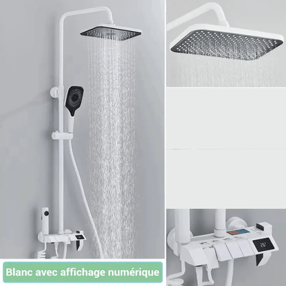 Colonne de douche pour baignoire affichage numérique