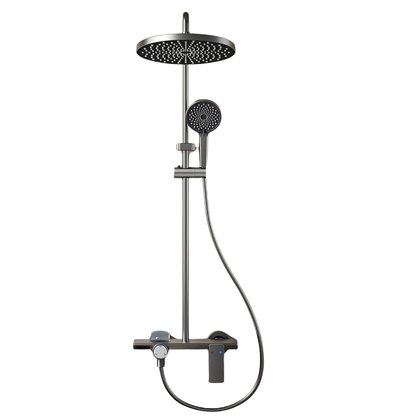 Colonne de douche pour baignoire avec commande rotative