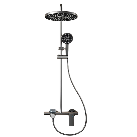 Colonne de douche pour baignoire avec commande rotative