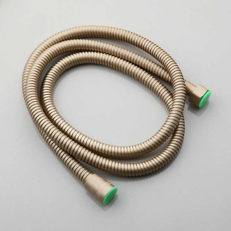 Colonne de douche avec mitigeur doré