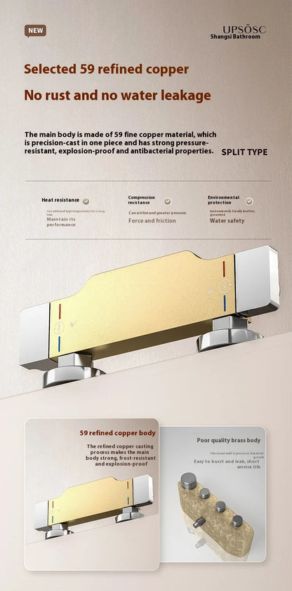 Mitigeur douche avec verseur cascade