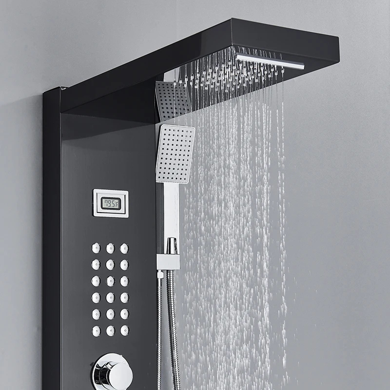 Colonne de douche hydromassante écran