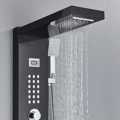 Colonne de douche hydromassante écran