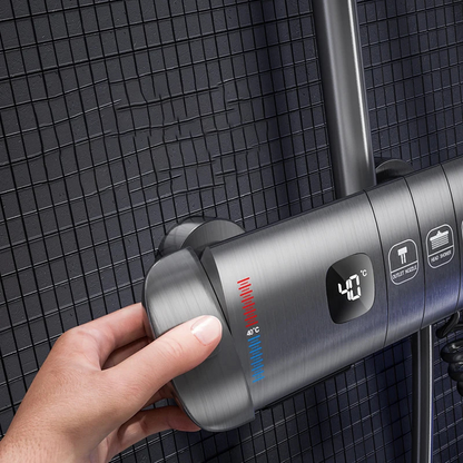 Colonne de douche thermostatique avec affichage numérique