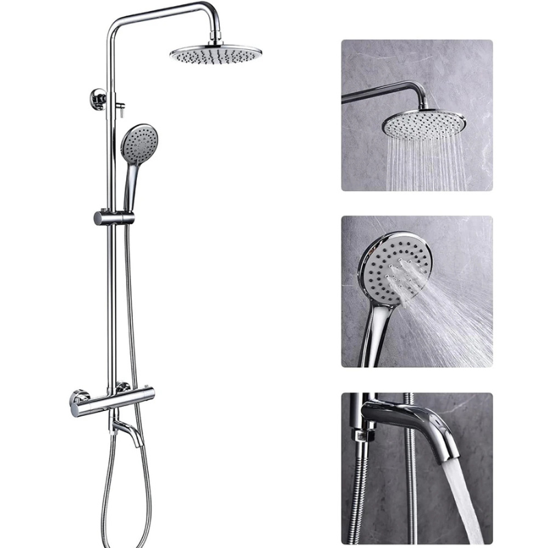 Colonne de douche avec mitigeur raffinée