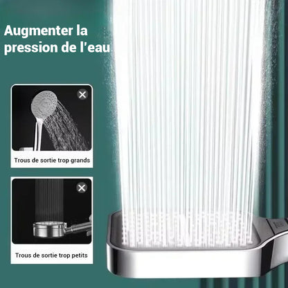 Pommeau de douche filtrant large