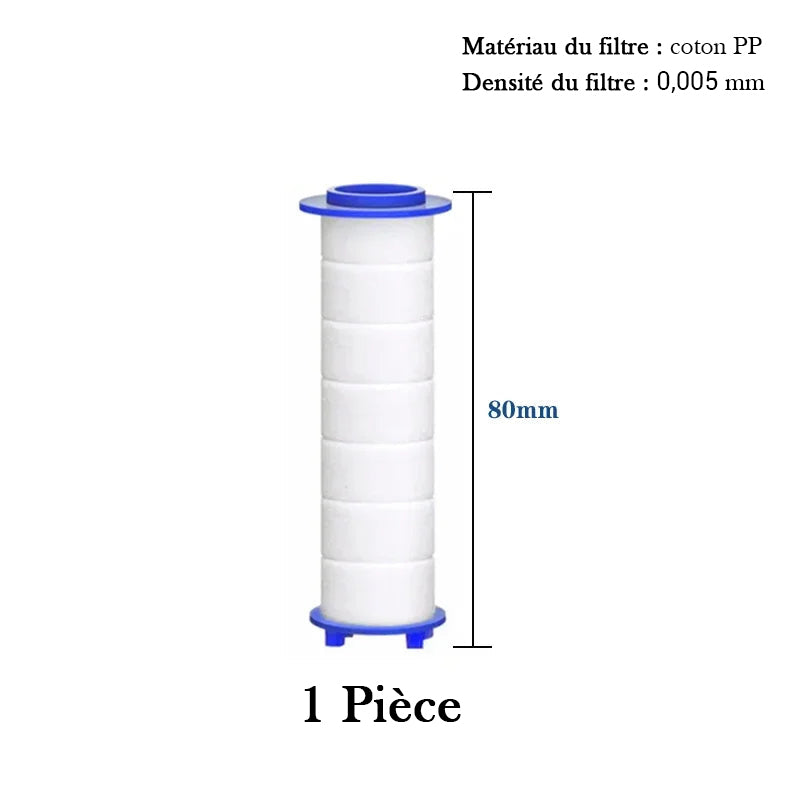 Pommeau de douche filtrant 3 jets