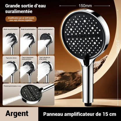 Pommeau de douche haute pression rond