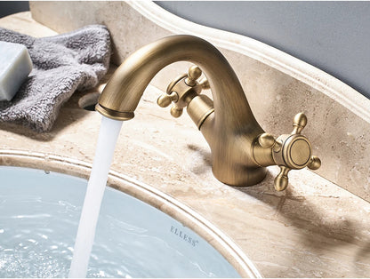 Mitigeur lavabo antique