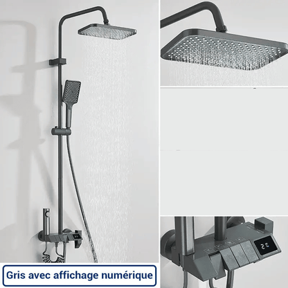 Colonne de douche pour baignoire affichage numérique
