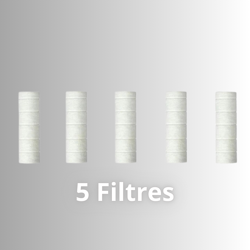 Pommeau de douche filtrant long