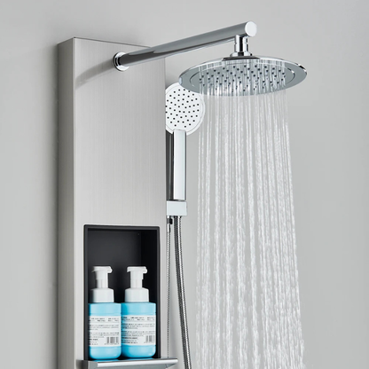 Colonne de douche hydromassante avec rangement
