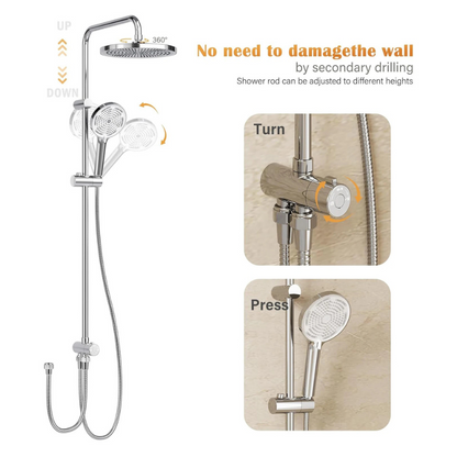 Colonne de douche design sans mitigeur