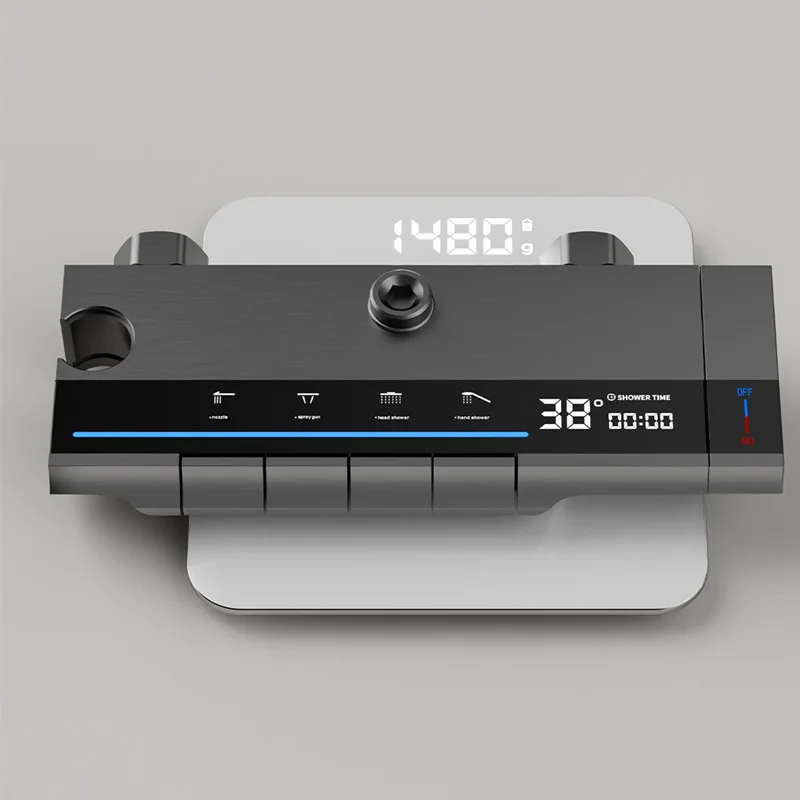 Colonne de douche laiton LED