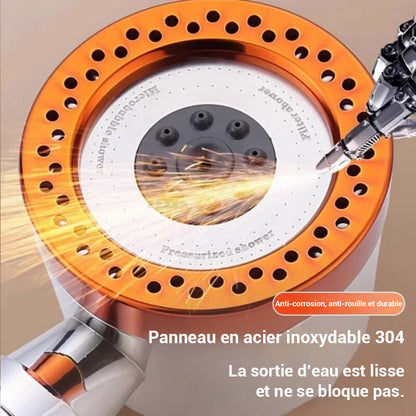 Pommeau de douche filtrant avec 5 modes