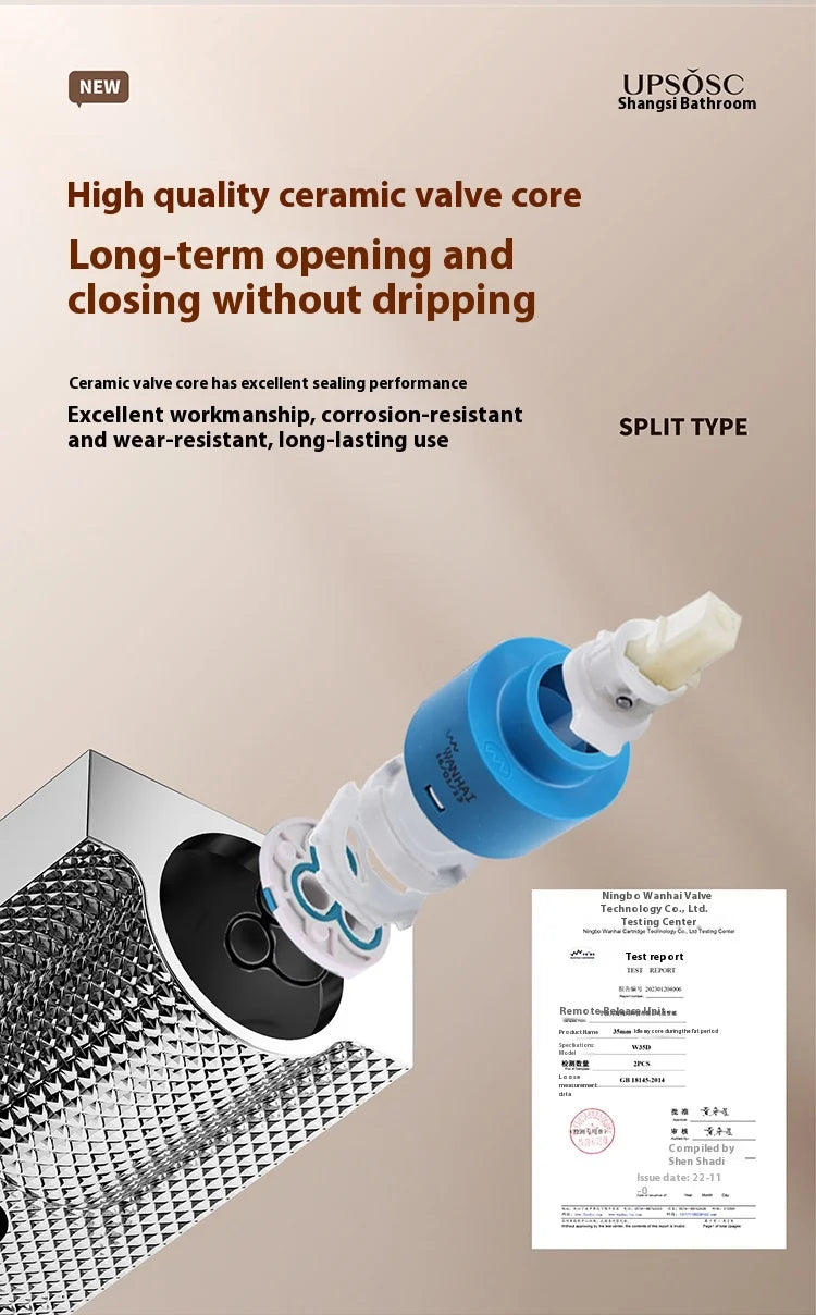 Mitigeur douche avec verseur cascade