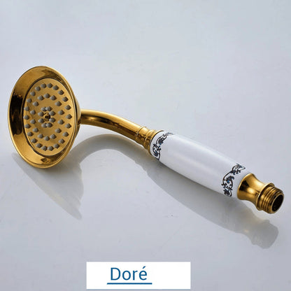 Pommeau de douche anti calcaire rétro