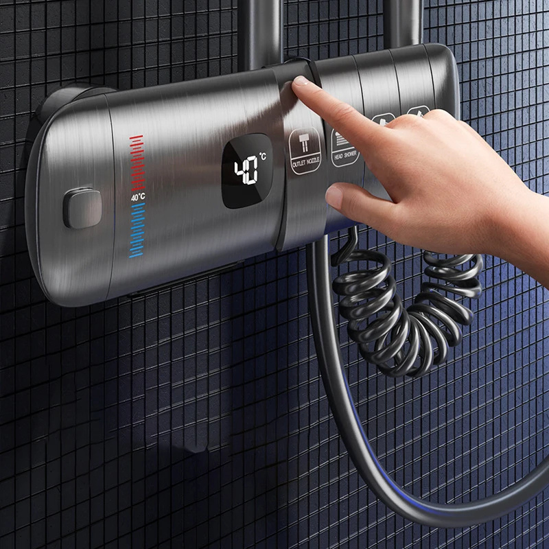 Colonne de douche thermostatique avec affichage numérique