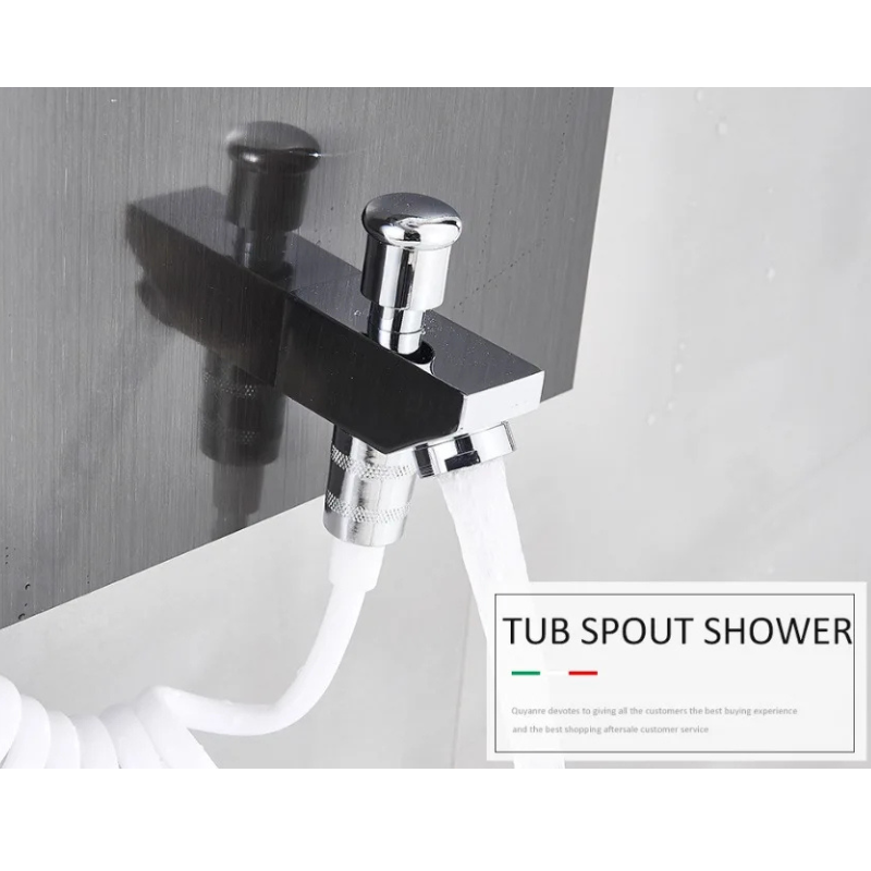 Colonne de douche hydromassante avec bidet