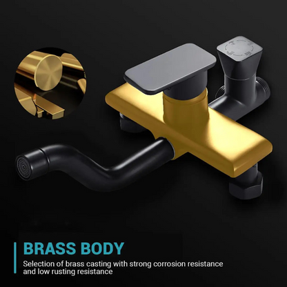 Colonne de douche carrée 4 voies