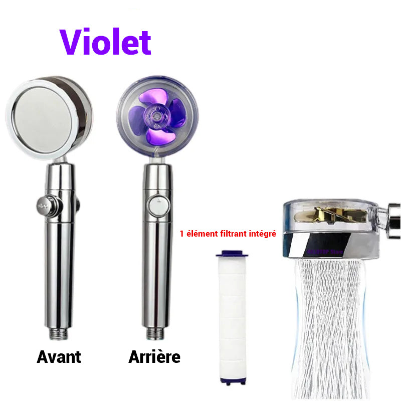 Pommeau de douche filtrant design