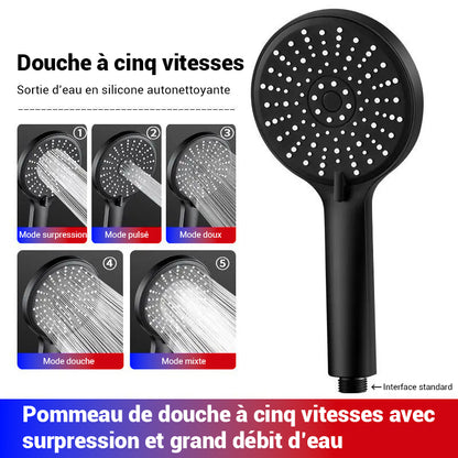 Pommeau de douche haute pression arrondi