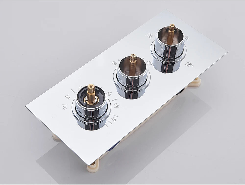 Mitigeur thermostatique 3 voies