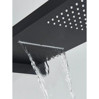 Colonne de douche noire mate