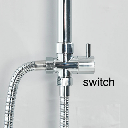 Colonne de douche sans robinetterie carrée