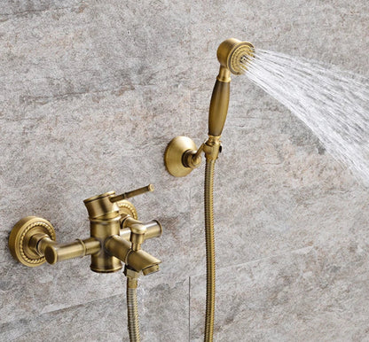 Mitigeur baignoire rétro